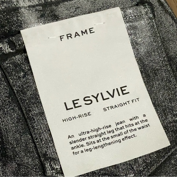 FRAME Le Sylvie Slender Straight Ultra‎ High Rise NEW - Picture 7 of 11